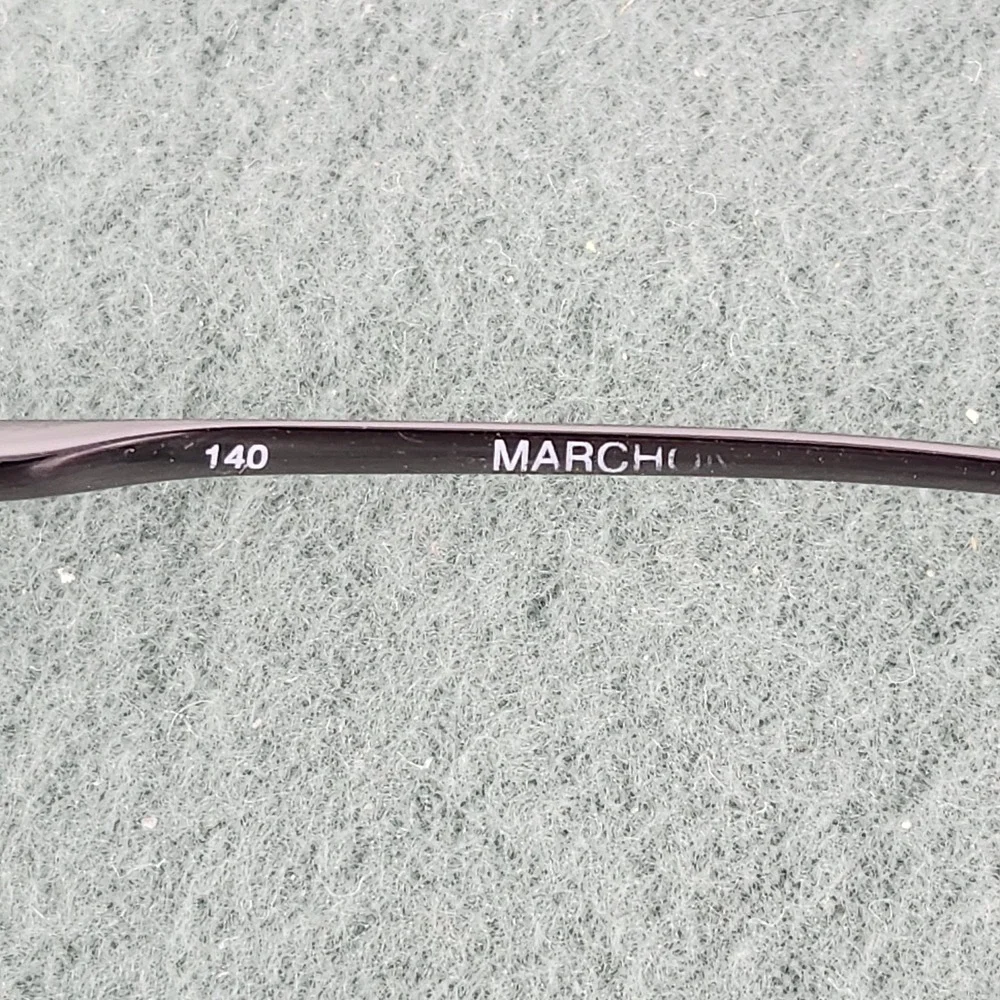 Vintage Marchon Aviator Eyeglasses‎ Silver Color Frames